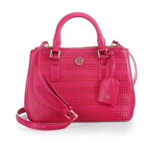 Tory Burch Robinson Micro Double Zip Satchel